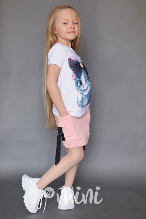 CAT 3-dílná souprava pink