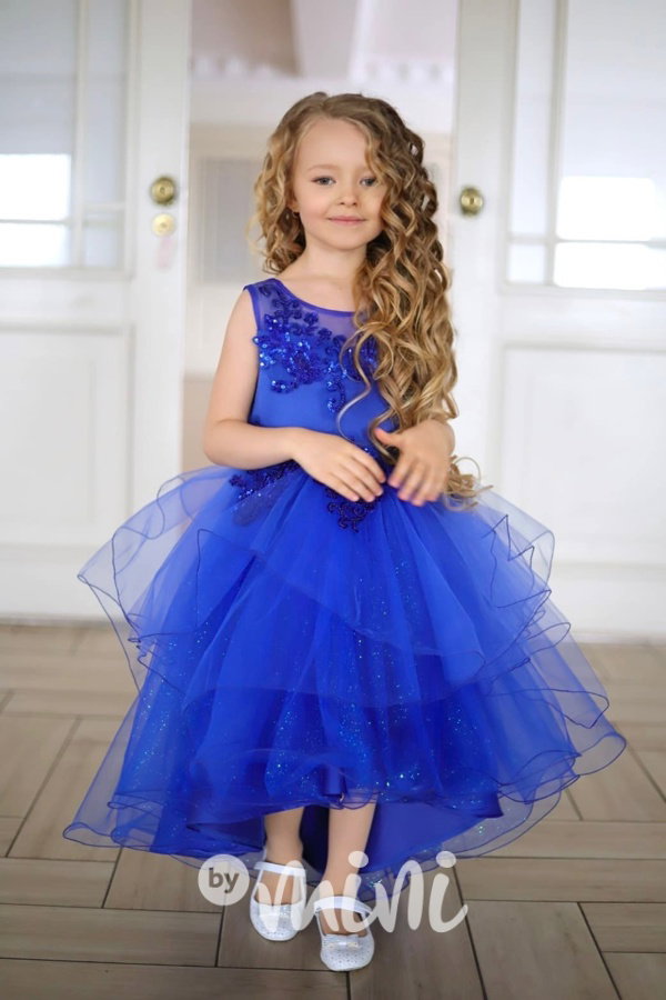 PREMIUM luxusní šaty royal blue