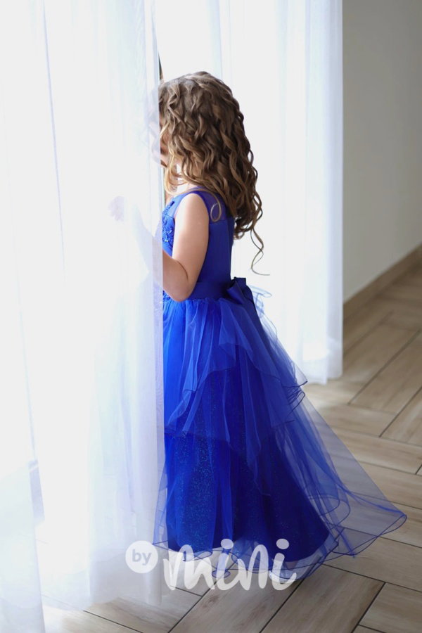 PREMIUM luxusní šaty royal blue