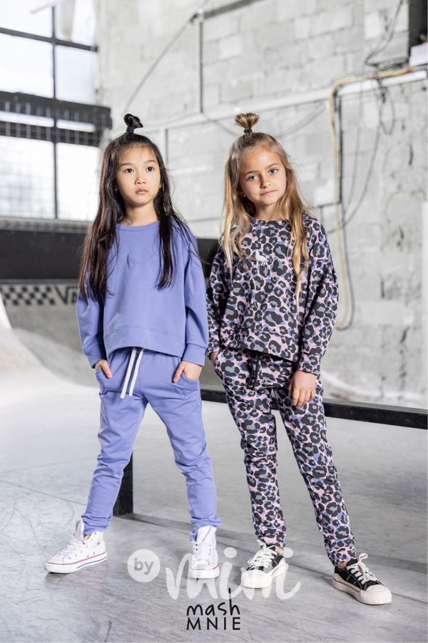 Mash Mnie tepláky jogger panterka