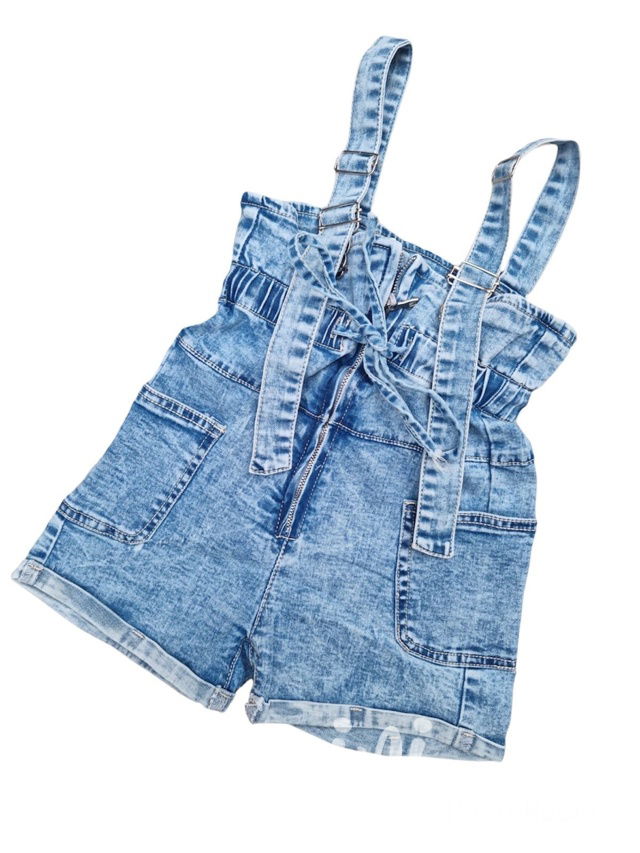 Fashion lacláčové kraťasy jeans blue