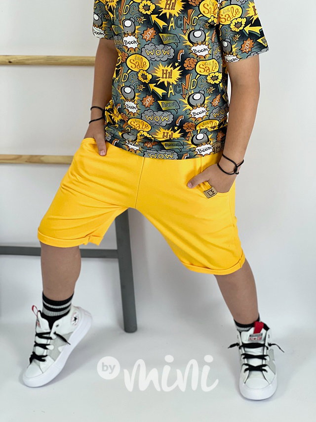 Yellow shorts