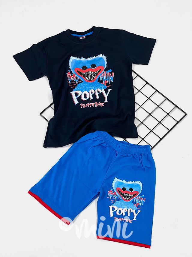 Huggy Wuggy letní set dark blue