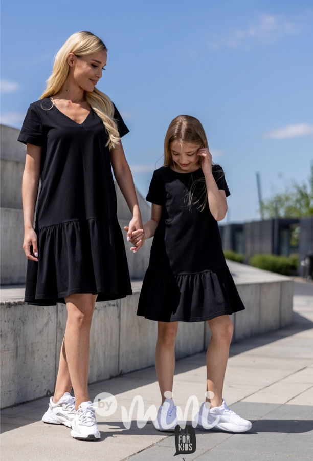 Letní šaty Mini me black