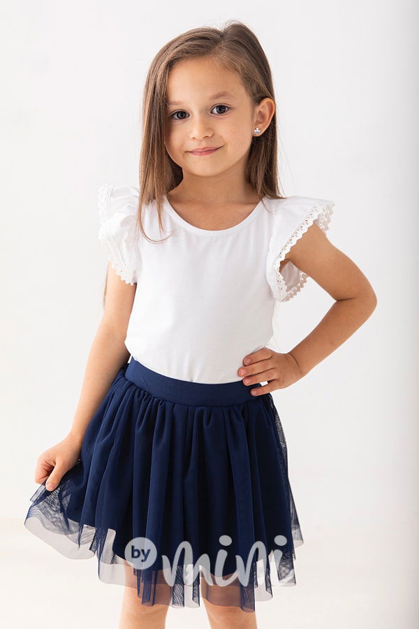 Royal blue tylová tutu sukně Lily Grey