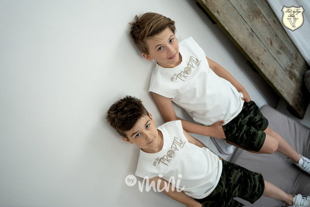 Voga boy triko Tropic off white