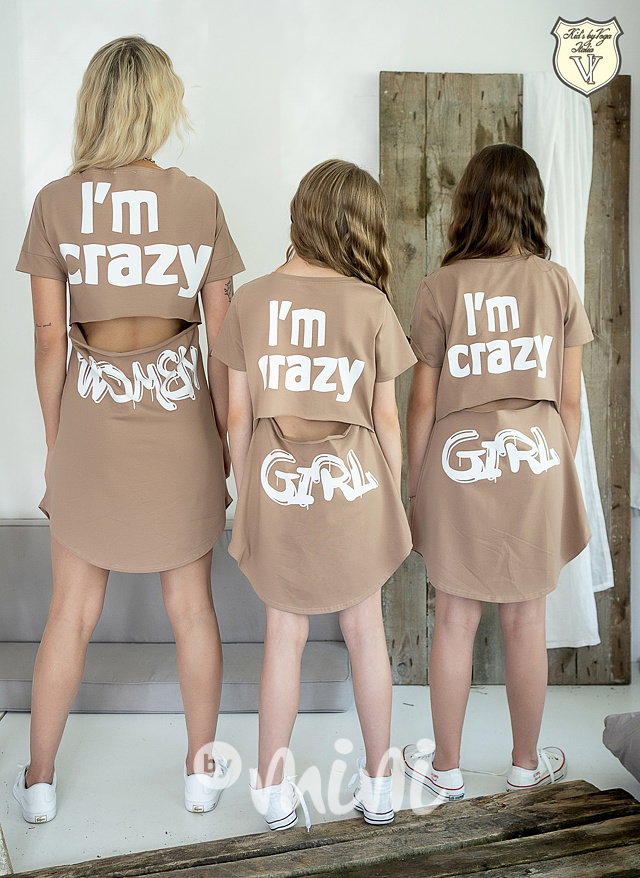 Voga letní šaty CRAZY beige