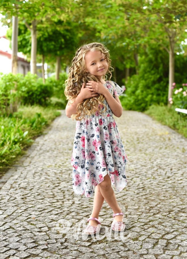 Daisy maxi točivé hispánské šaty white