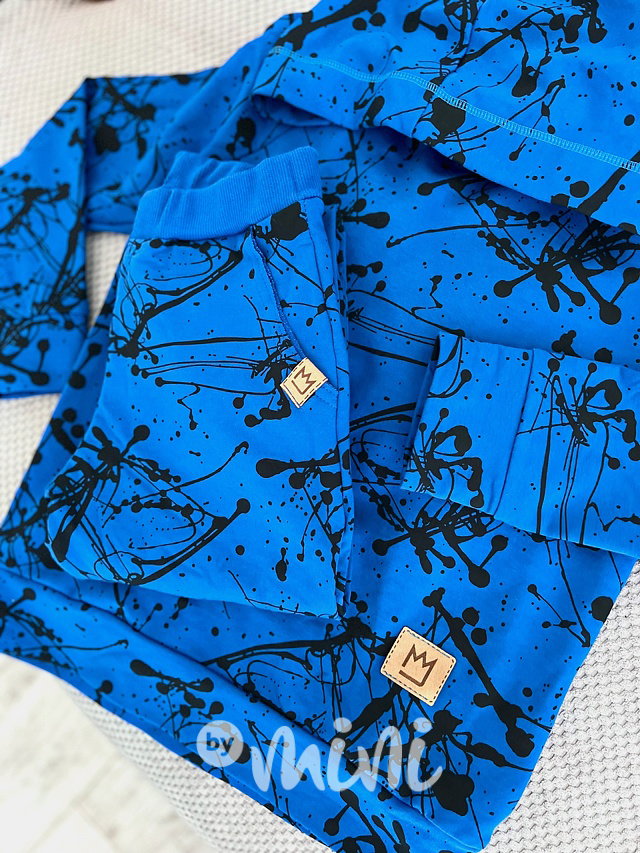 Blue splash mikina