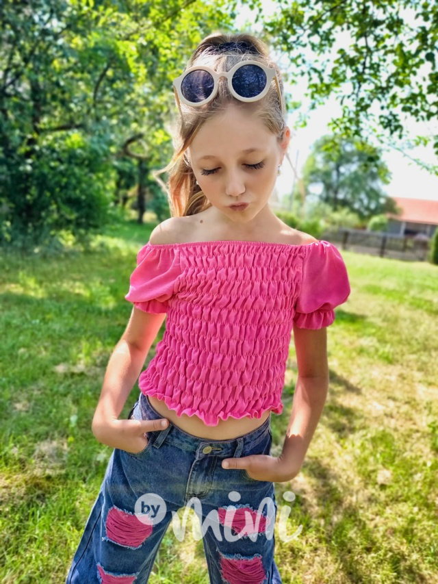 Malinový stretch topík