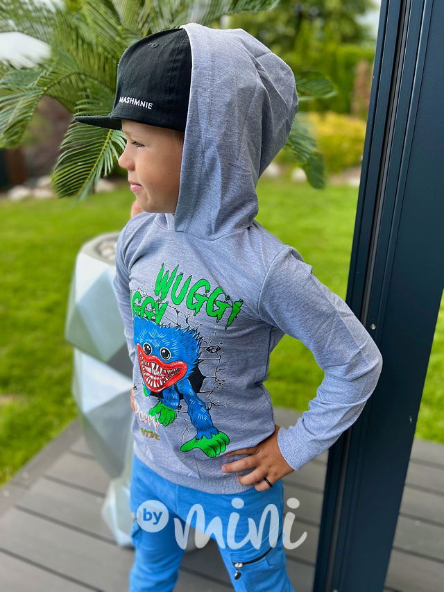 Huggy Wuggy mikina šedá