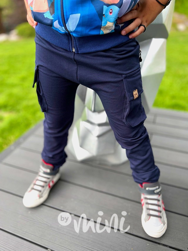 Dark blue chlapecké baggy kapsáče