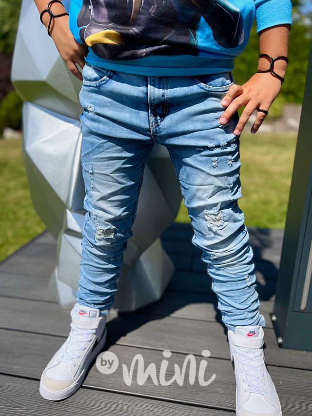Ripped jeans s mačkaným efektem Cristiano