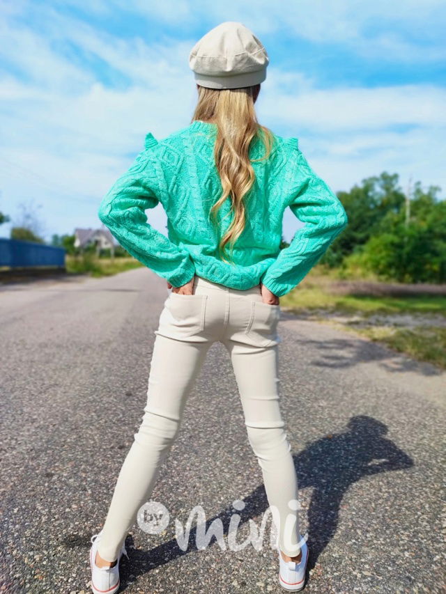 Mint svetřík s řasením