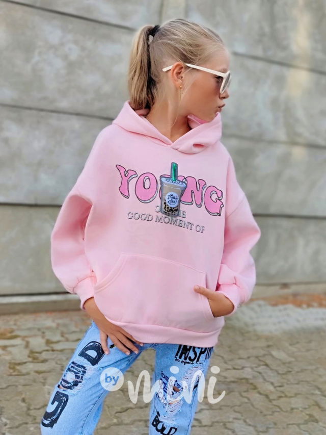 Flísová mikina YOUNG pink