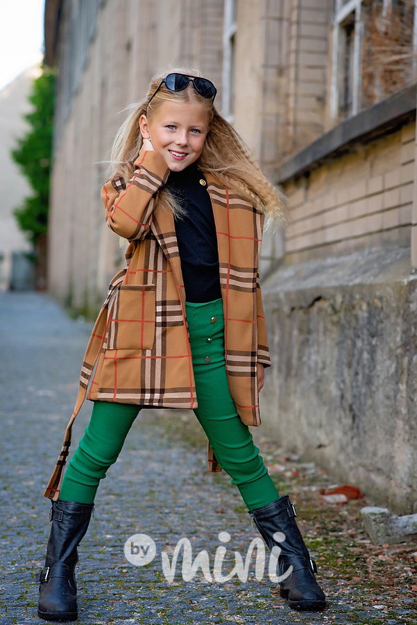 London flaušový hoodie kabát