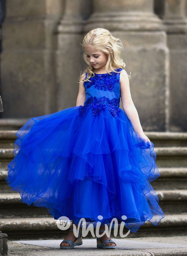 PREMIUM luxusní šaty royal blue