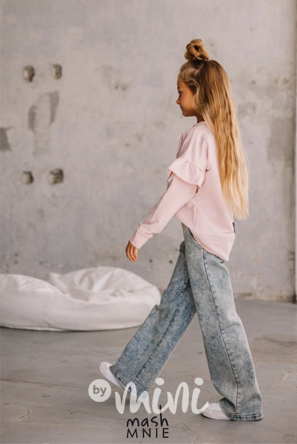 Mash Mnie ice blue jeans zvonáče