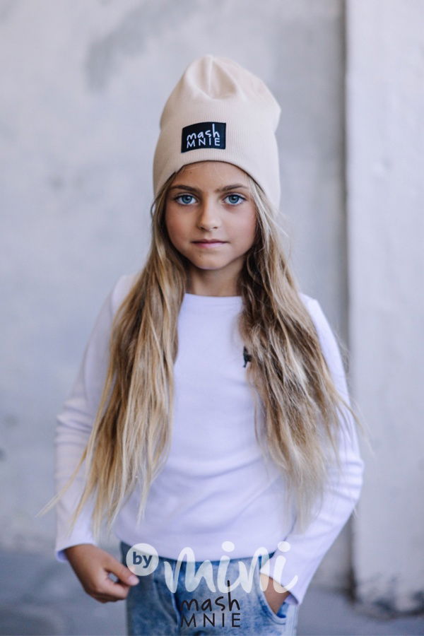 Mash Mnie žebrovaná blůzka WOLF white