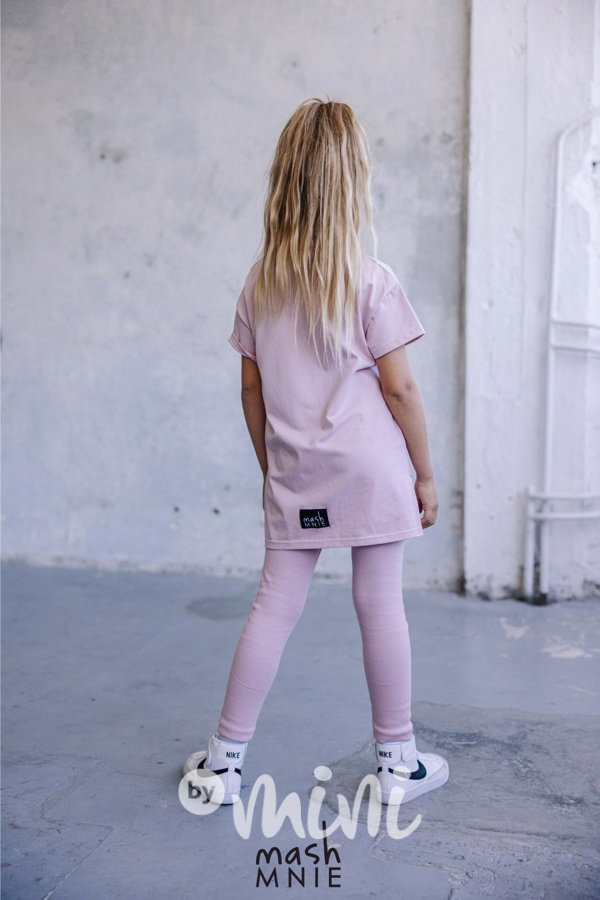 Mash Mnie žebrované legíny pink