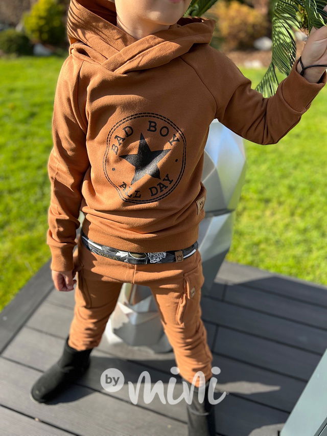 Bad boy zateplená mikina honey