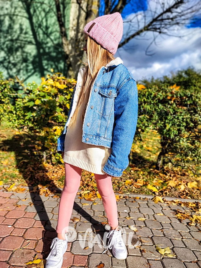 SUPER THERMO bavlněné legíny růžové