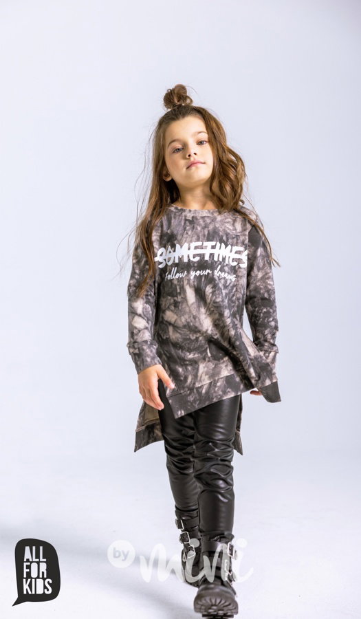 All for kids oteplené eco leather legíny