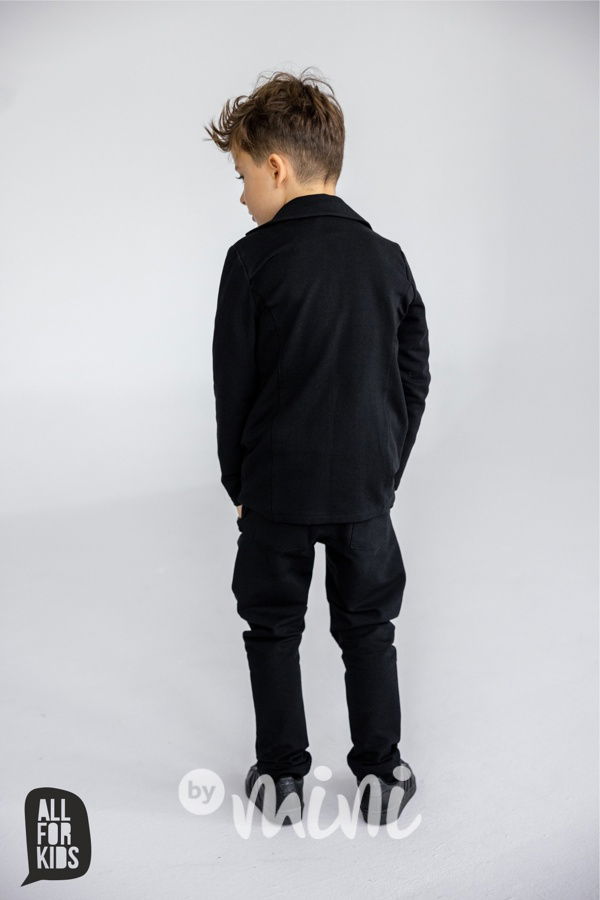 AFK polo triko s knoflíčky černé