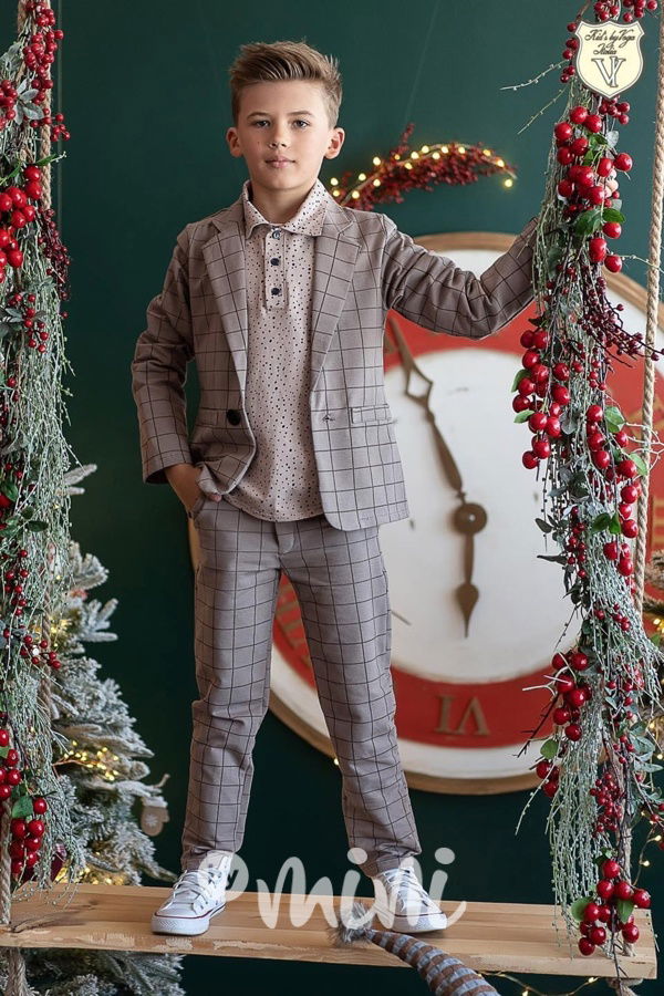 Voga boy beige karo sako