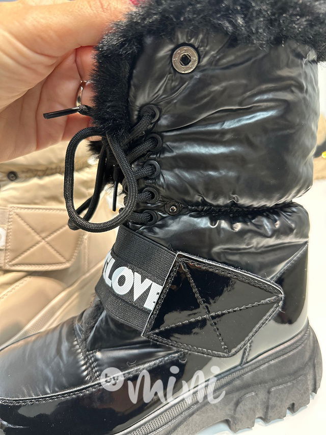 Zimní sněhule LOVE černé