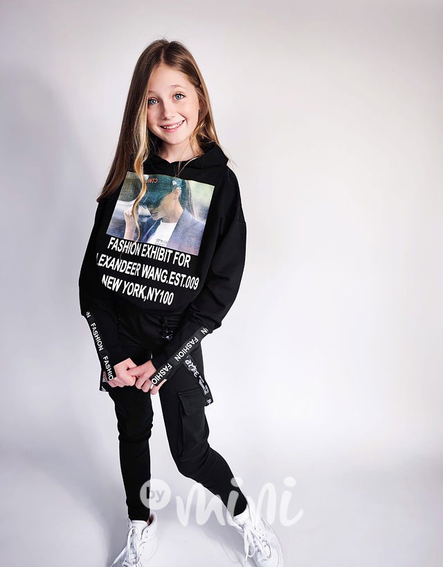 Fashion mikina černá