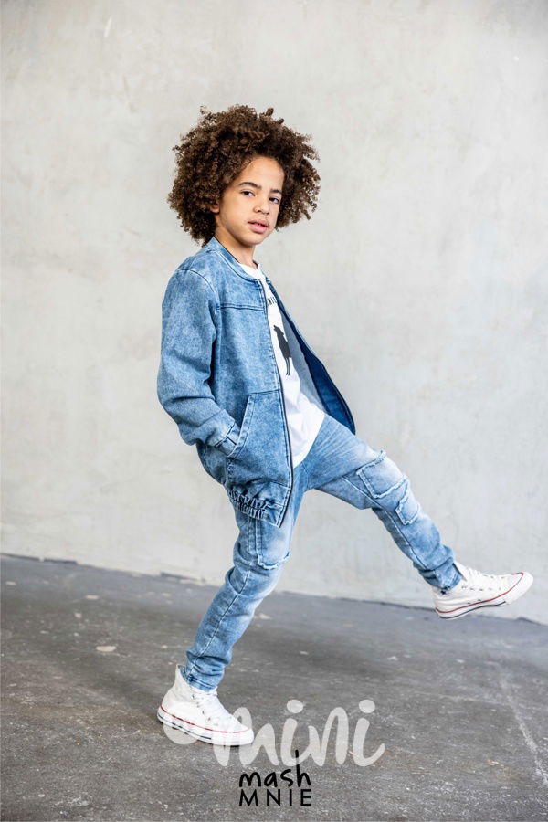 Mash Mnie jeansy blue záplaty