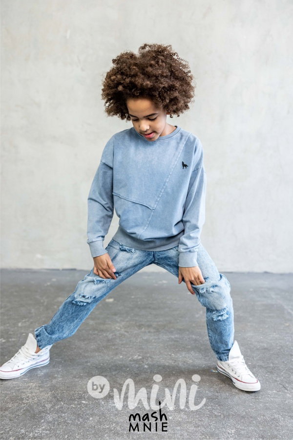 Mash Mnie ripped jeans blue