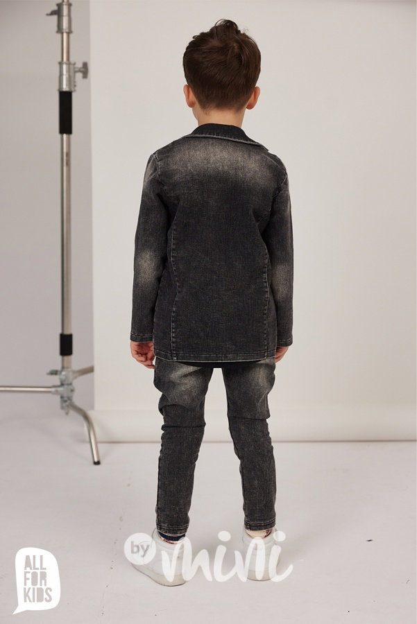 AFK soft denim sako acid black