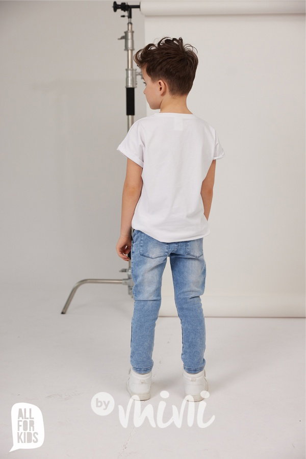 AFK denim kalhoty acid blue