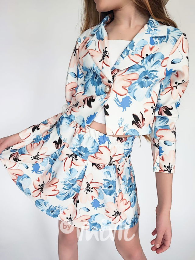 Flower sako + sukně