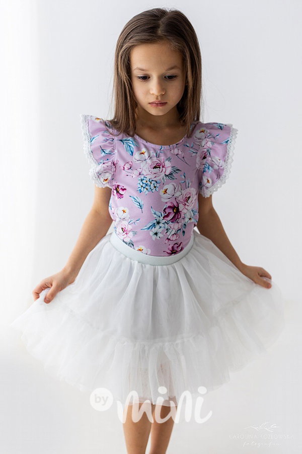 White maxi tutu sukně Lily Grey