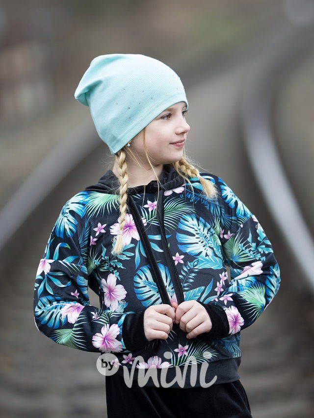 Flower soft velur souprava