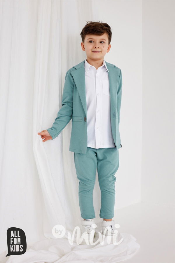 AFK elegant kalhoty pastel mint