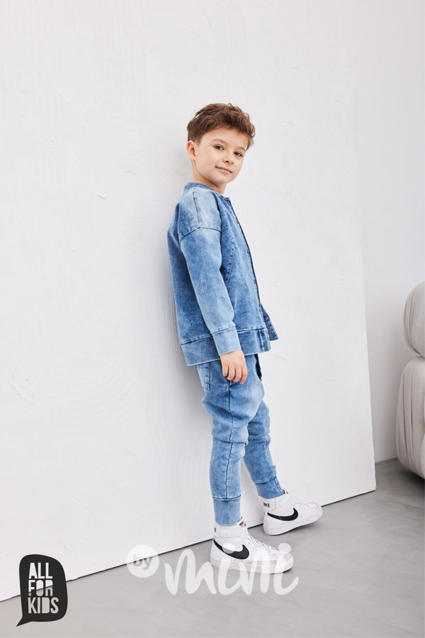 AFK blue denim baggy