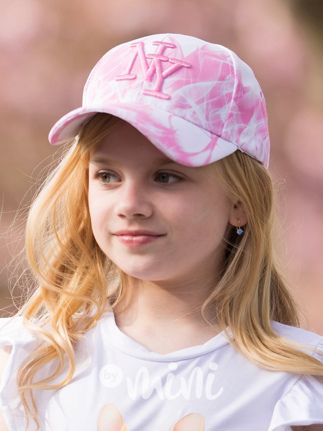 NY kšiltovka pink flame