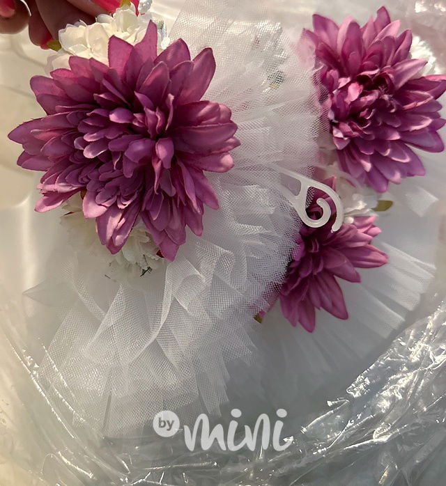 Luxusní bílé šaty pro družičky Roses