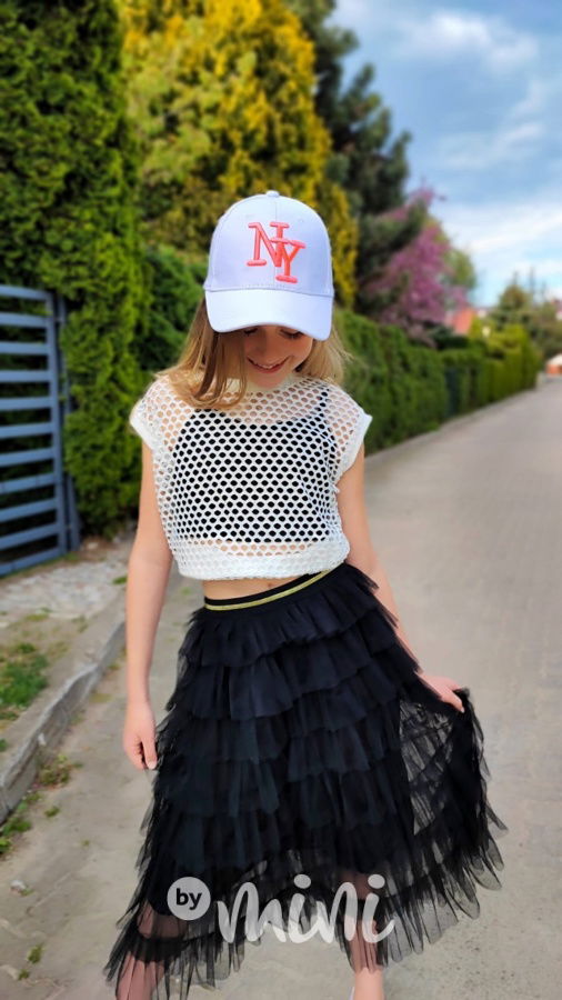 NY kšiltovka white/pink neon