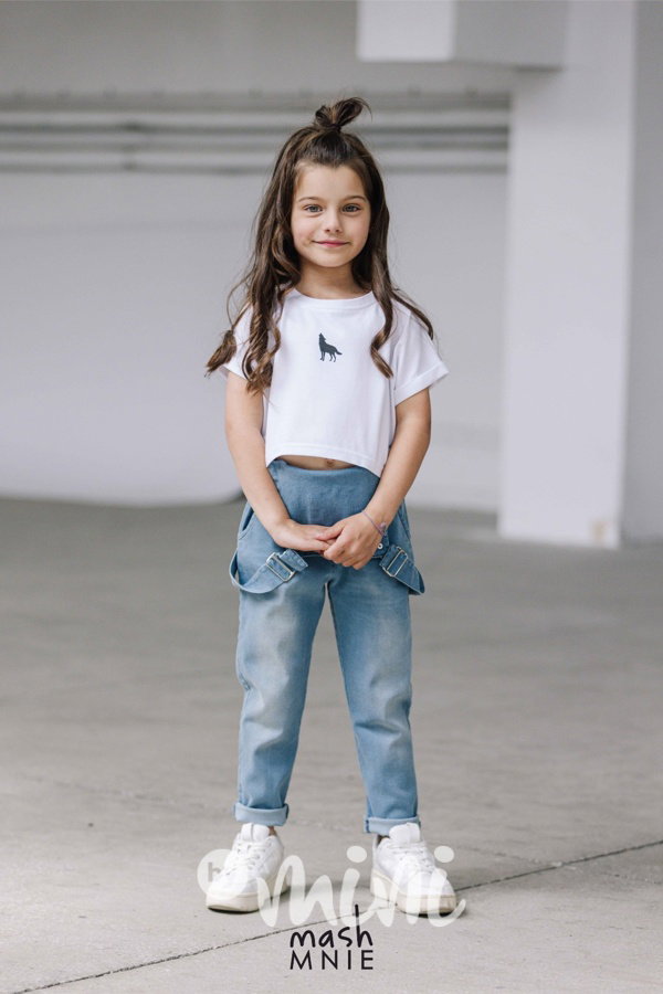 Mash Mnie jeans lacláče modré