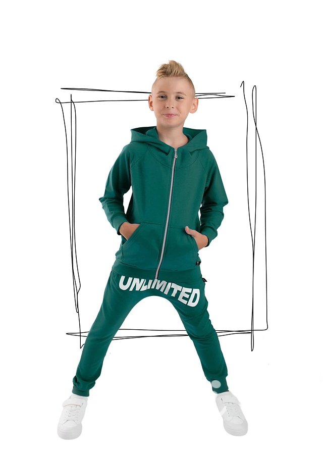 Unlimited smaragd baggy