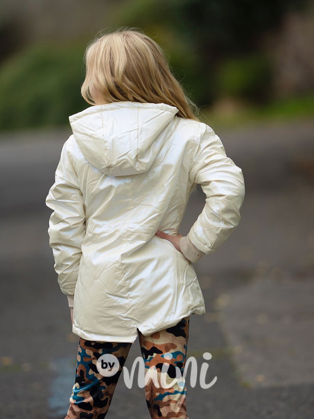 Milk gold metalická přechodová bunda