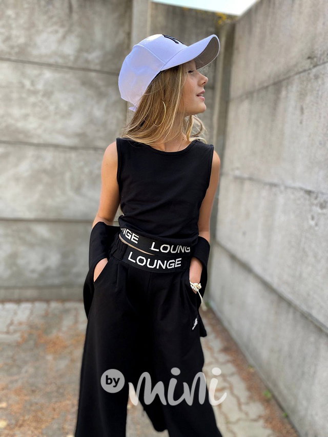 2v1 Lounge mikina + top black