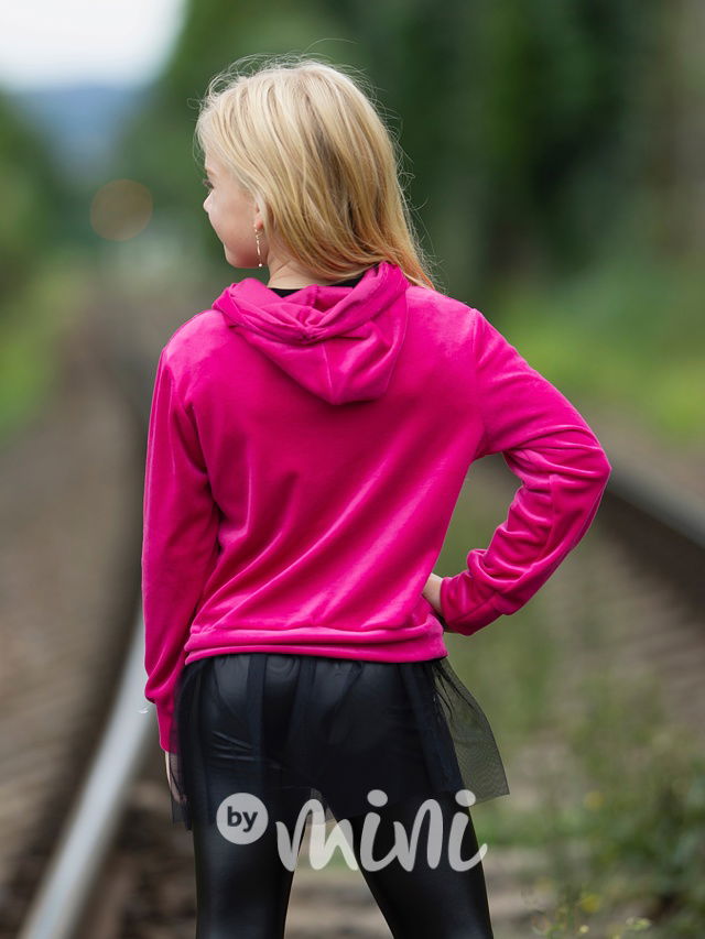 Soft velurová tunika Barbie s tylem