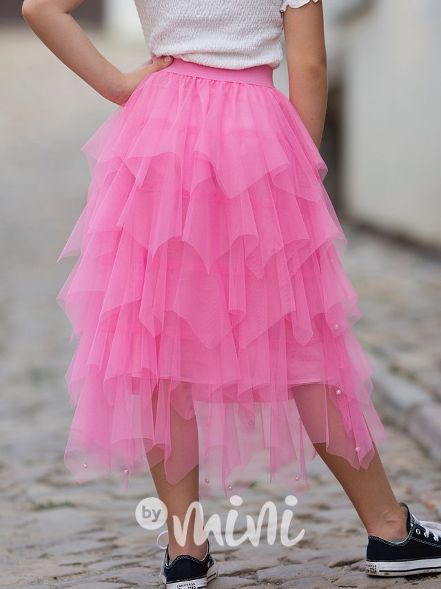 Barbie midi sukně perličky