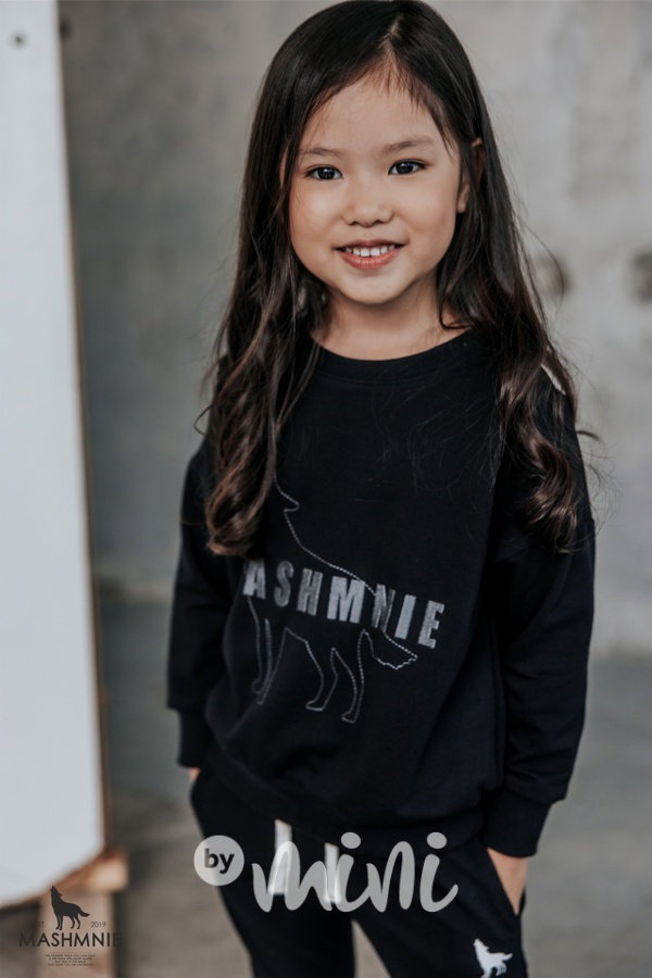 Mash Mnie mikina WOLF black